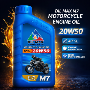 DIL MAX M7 Motorcycle Engine Oil 20W50 (API: SL)