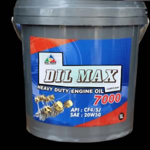 DIL MAX Heavy Duty Engine Oil 7000 (API: CF-4 / SJ) – SAE 20W50 – 8L