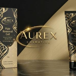 Aurex Cosmetics Hair Removal Gel – Smooth & Painless Formula for Silky Skin (100g)